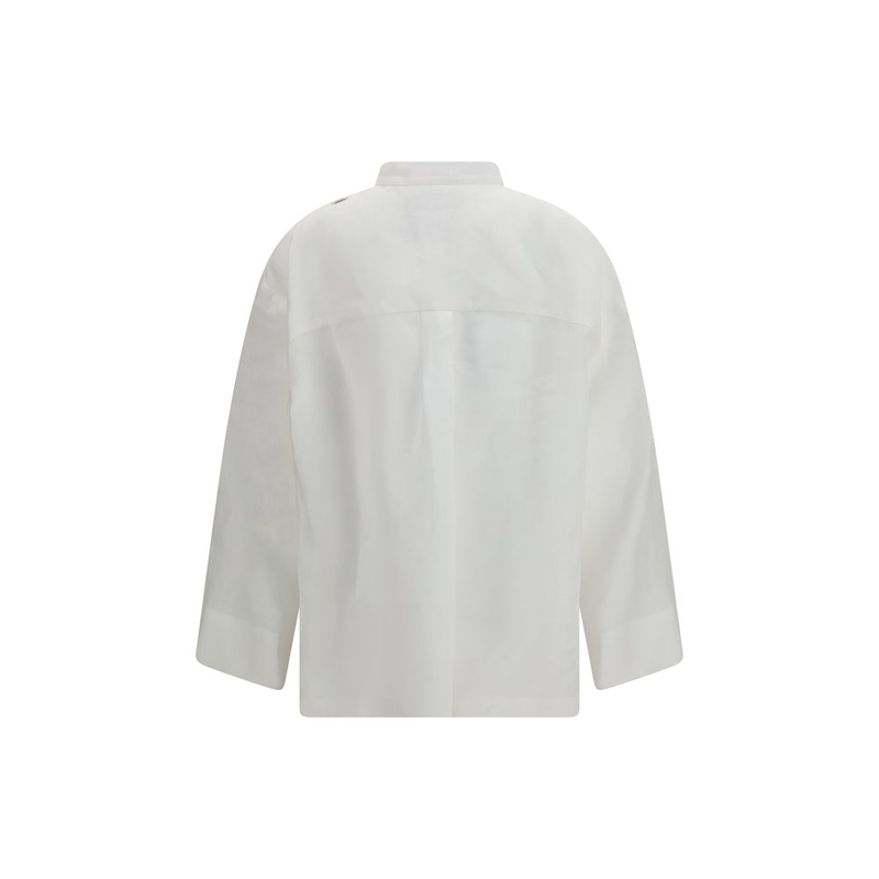 White linen dress shirt-null