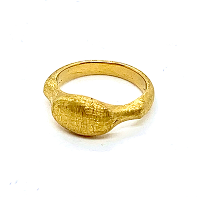 Ring 24ct pure gold matte, , medium