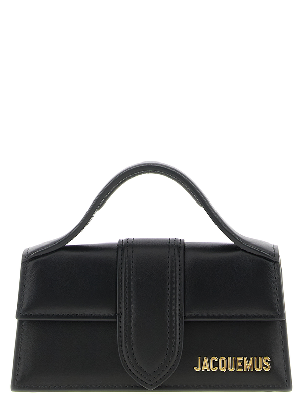 Black cowhide handbag-null