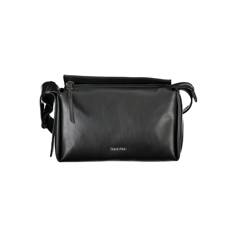 Black polyester women shoulder bag-null
