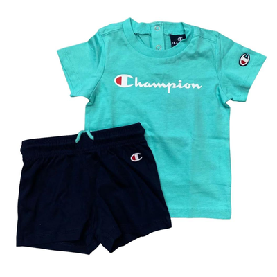 Champion toddler kids boys athletic set blue 306782-bs049, Blue, medium
