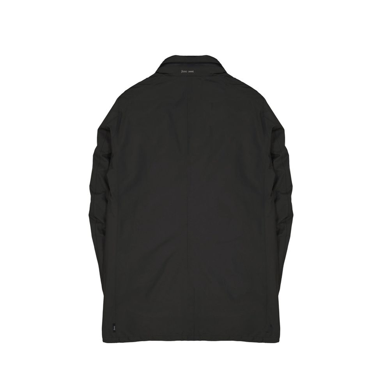 Gray polyester coat-null