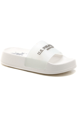 U.s. Polo assn. Amami slides, White, medium