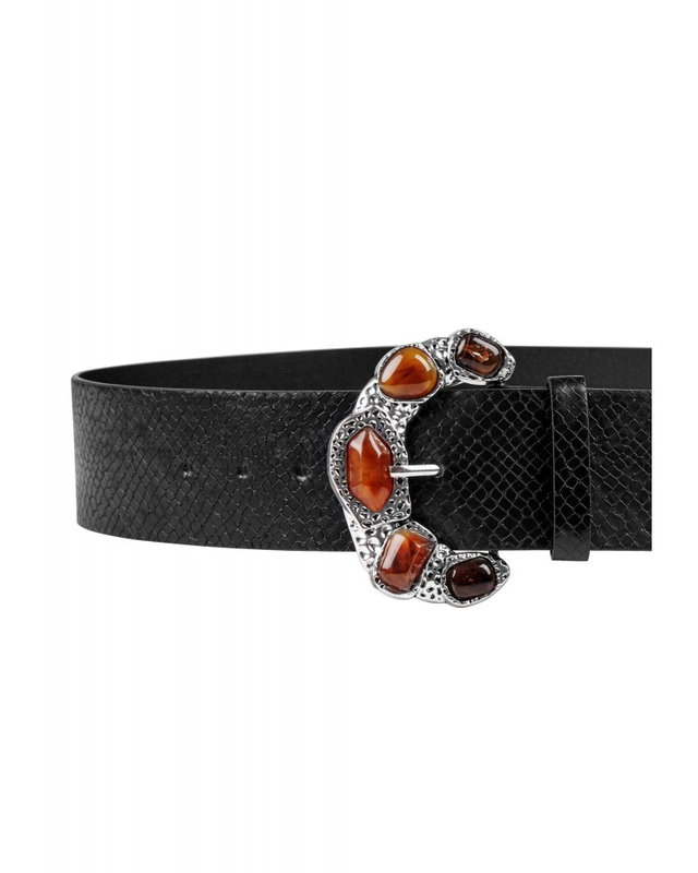 Funky buddha belt with stones image number null