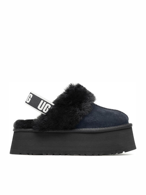 Ugg women's funkette slipper, Black, medium