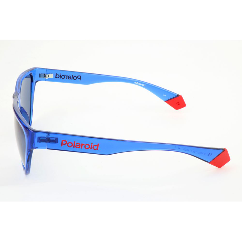 Blue resin sunglasses-null
