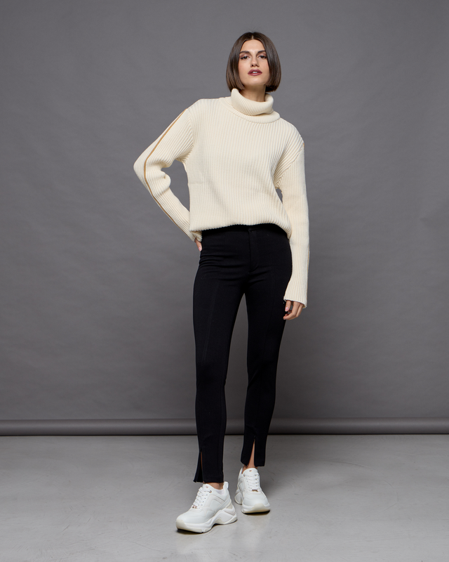 Cotton skinny trouser image number null