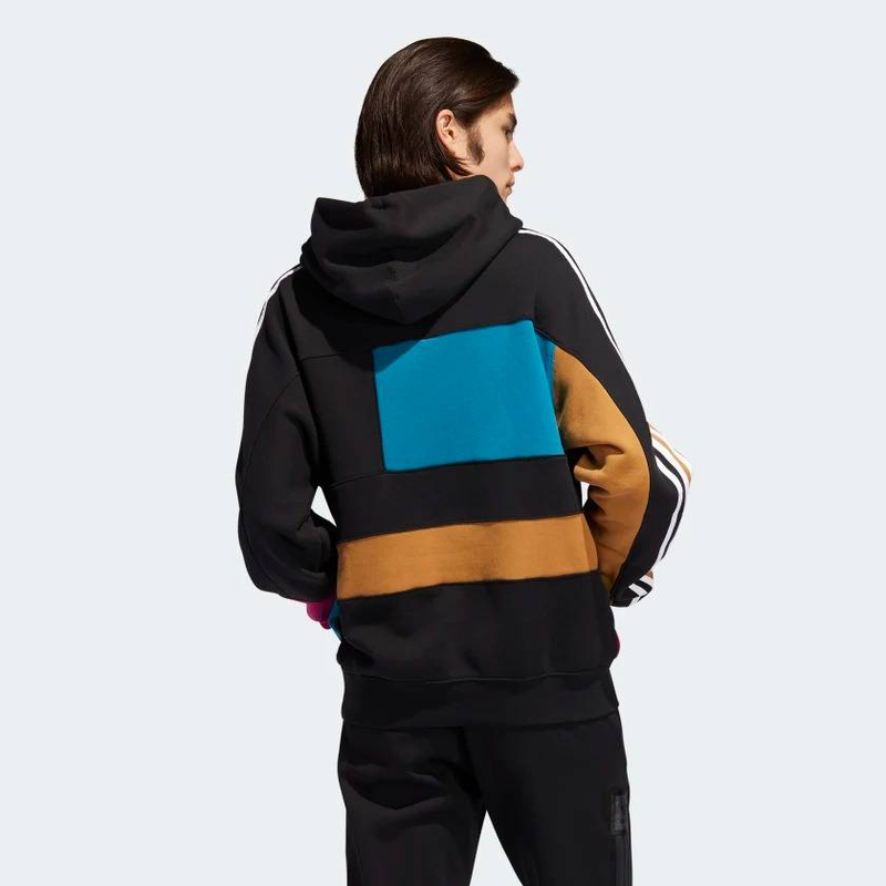 Asymm block hoodie mens-null