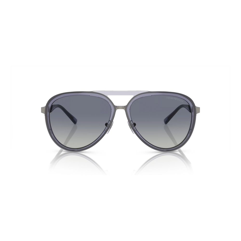 Blue metal sunglasses-null