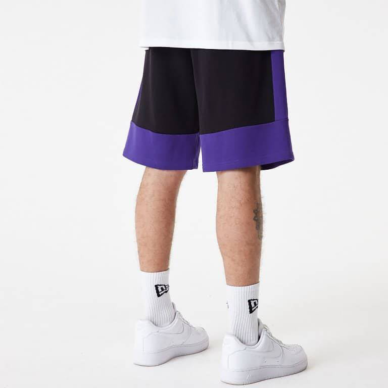 New era los angeles lakers nba colour block short-null