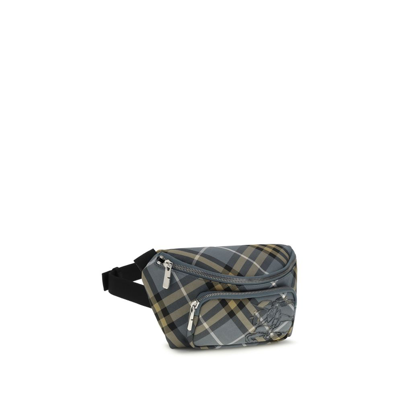 Multicolor nylon clutch bag-null