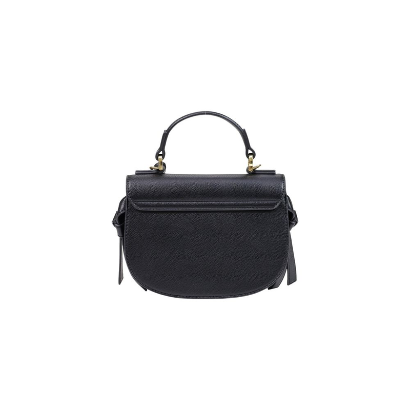 Black polyethylene handbag-null