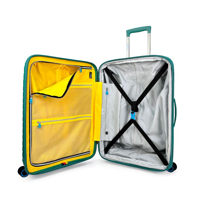 Bg berlin - soda medium size (4 wheel), double security zipper, 66cm/24in luggage / suitcase-null