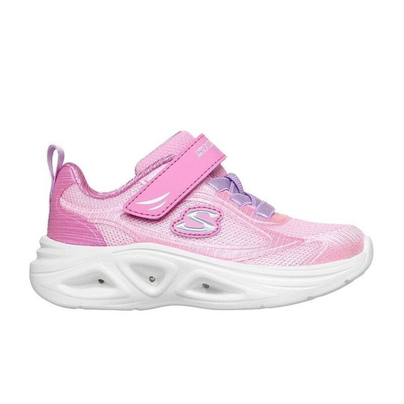 Skechers infant lighted bungee  strap sneaker-null