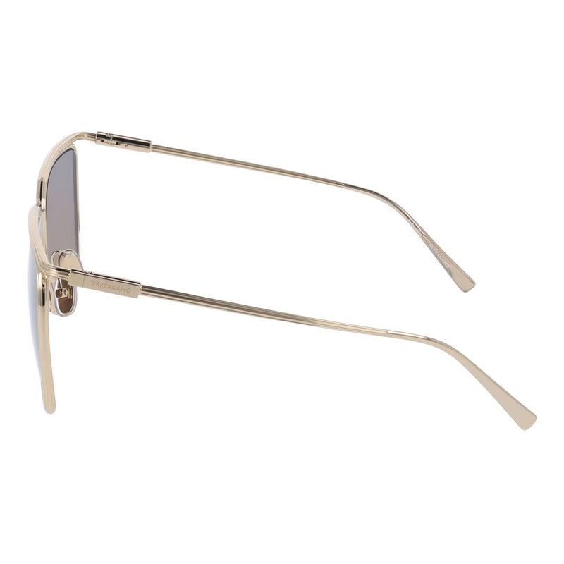 Gold metal sunglasses-null