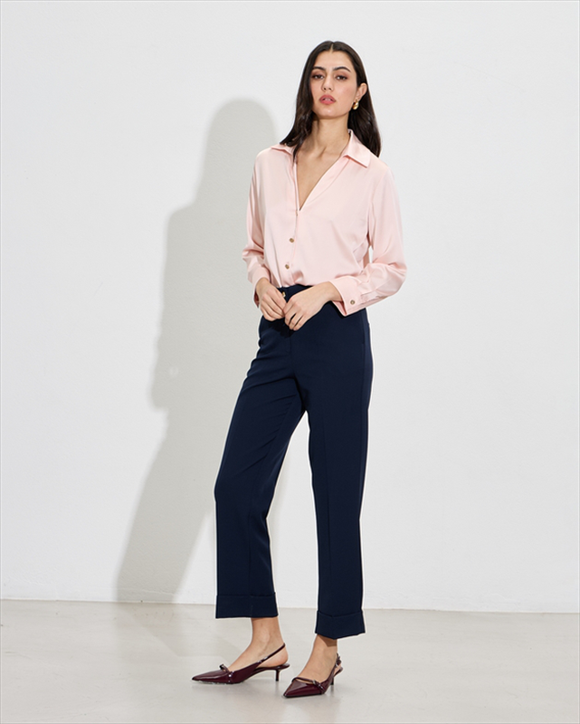 Trouser turn up hem image number null