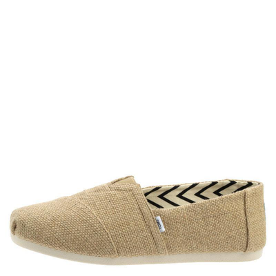 Toms burlap men alpargata espadrilles, Natural, medium