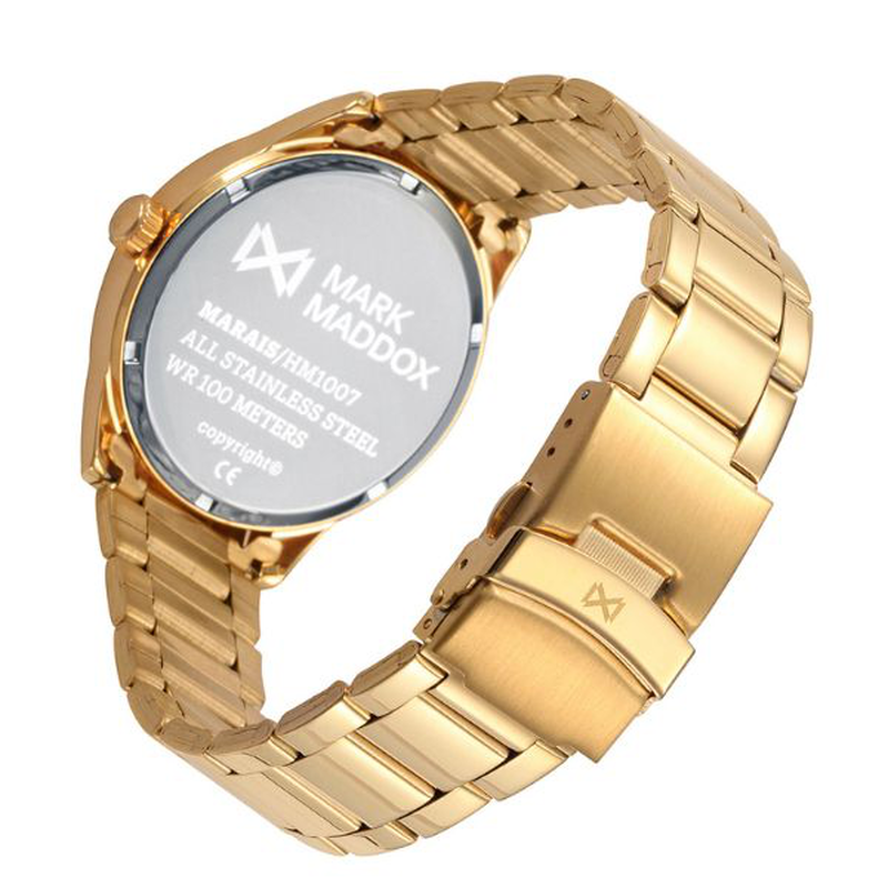 Product image: Mark maddox marais stainless steel watch ip gold bracelet man mm-null