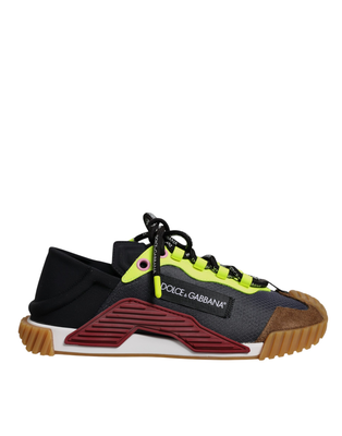 Multicolor nylon low top ns1 sneakers shoes, Multicolor, medium