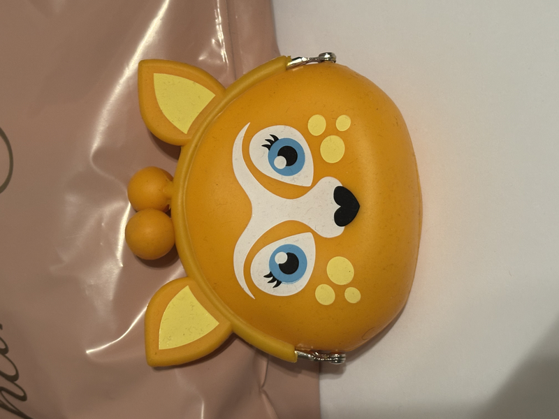 Pvc – coin wallets for girls - yellow deer, , medium image number null