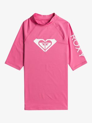 Roxy girls lycras wholehearted ss, Pink, medium