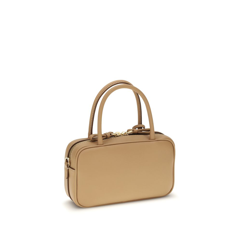 Beige calf leather bos taurus handbag-null