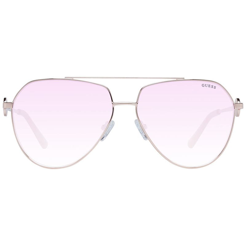 Rose gold metal sunglasses-null