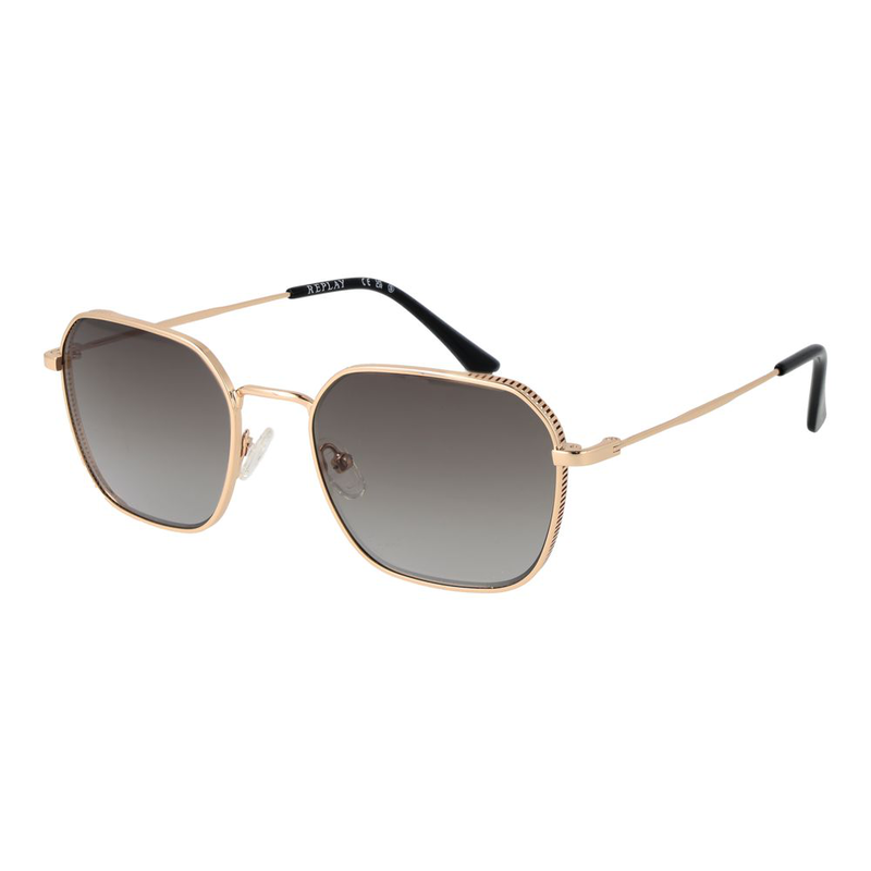 Rose gold metal sunglasses-null