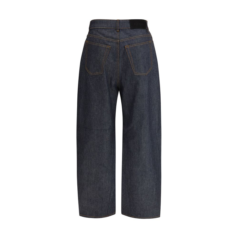 Blue cotton jeans denim-null