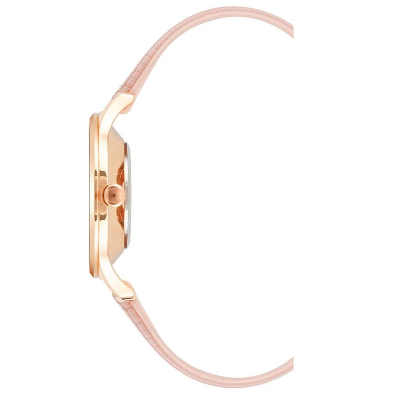 Multicolor leather dress watch-null