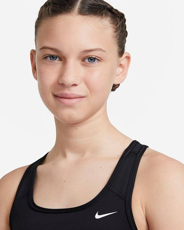 Girls swoosh bra image number null