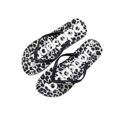 Men's summer beach flip flops, Black, medium