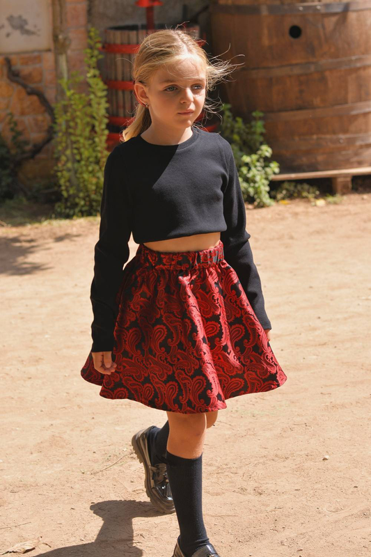 Paisley skirt-null