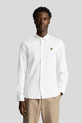 Lyle & scott slim fit shirt, White, medium