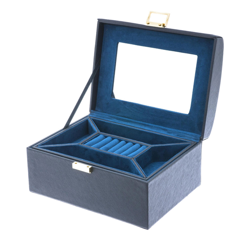 Θήκη κοσμημάτων davidts μαύρο/μπλε 333159-19-null