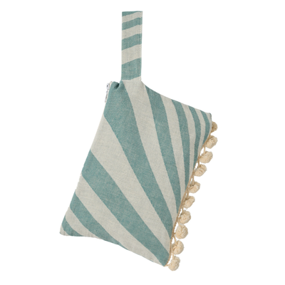 Clutch 'Falasarna' Eucalyptus Ponpon, , medium