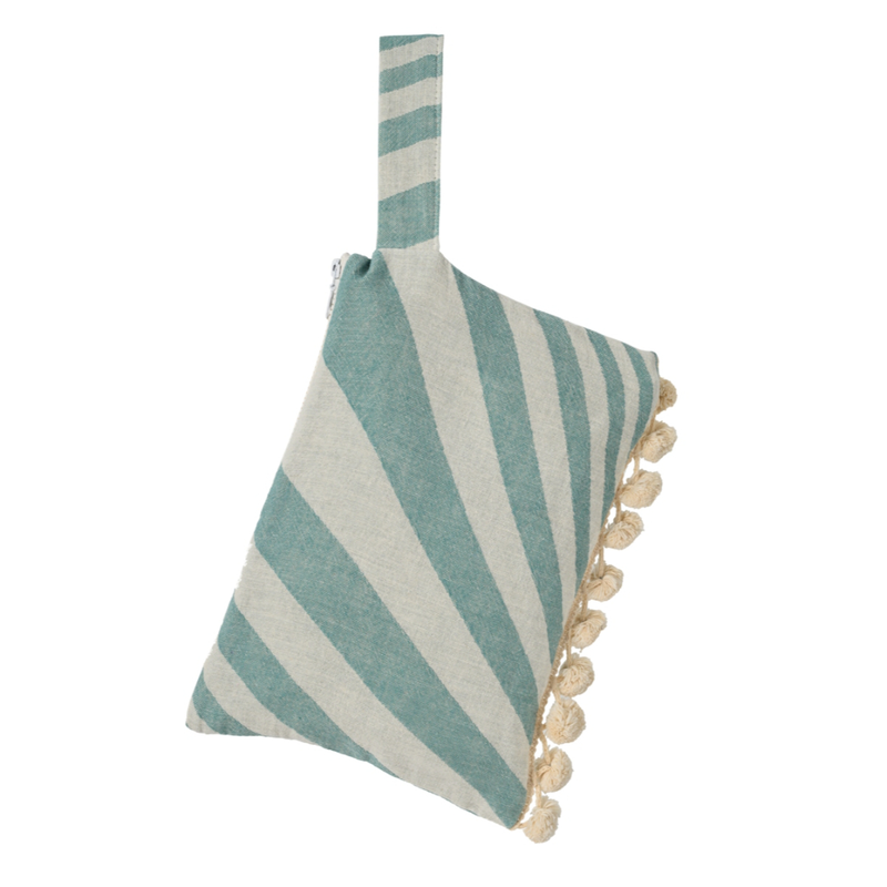 Product image: Clutch 'Falasarna' Eucalyptus Ponpon-null