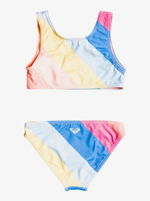 Product image: Roxy teenie girls touch of rainbow - crop top bikini set (er-null