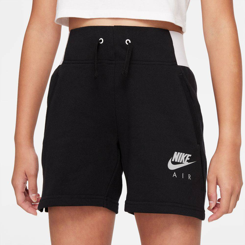 Nike sportswear girls Air french-terry 13cm short image number null