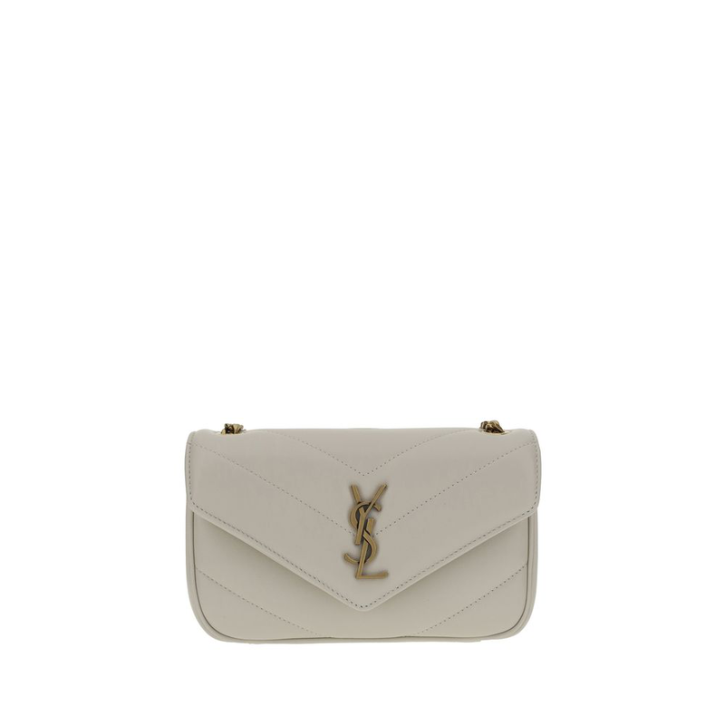 White lamb ovis aries aries shoulder bag-null