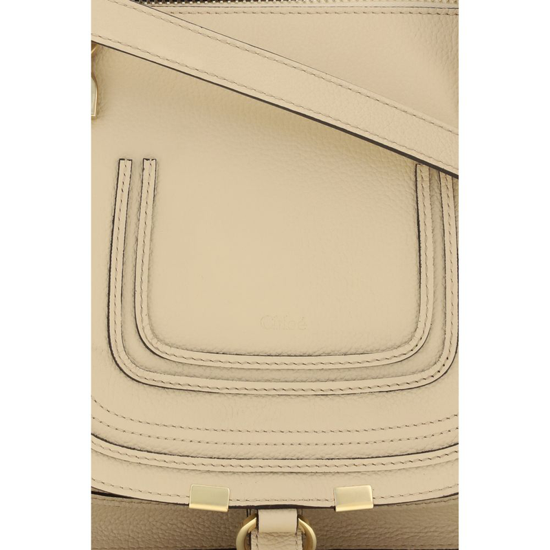 Beige calf leather bos taurus handbag-null
