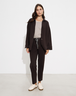 Footer jacket oversize, Black, medium