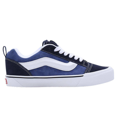 Vans knu skool shoes, Navy / White, medium