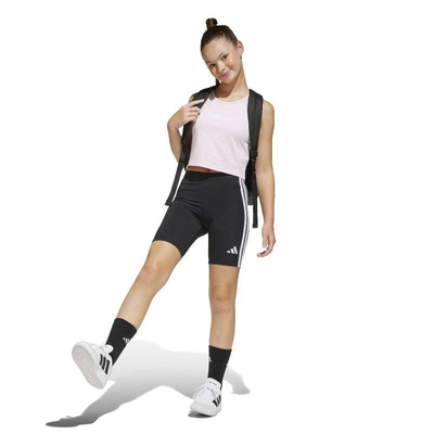 Adidas junior jg 3-stripes short leg, Black, medium