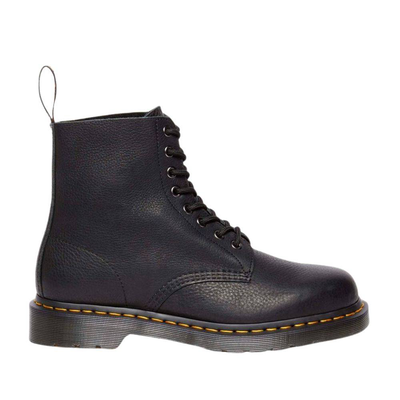 Ambassador leather lace up boots, Black, medium