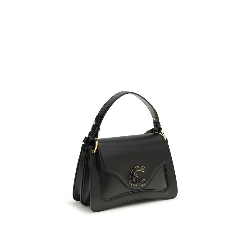Black calf leather bos taurus shoulder bag-null