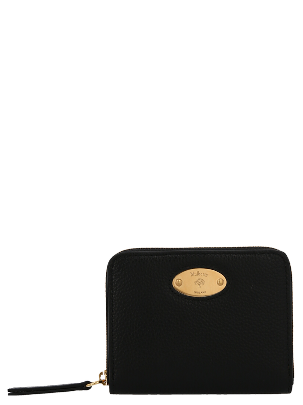Black bovine leather cardholder-null