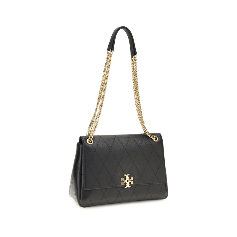 Black calf leather bos taurus shoulder bag-null