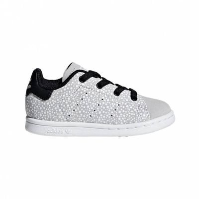 Stan smith elastic infant shoes, Grey / Black, medium