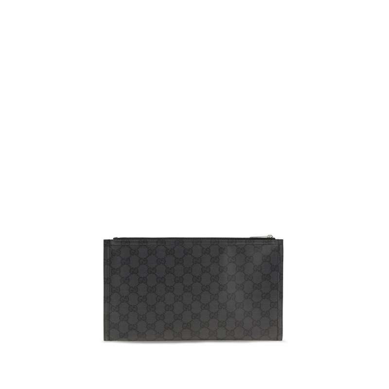 Black fabric shoulder bag-null